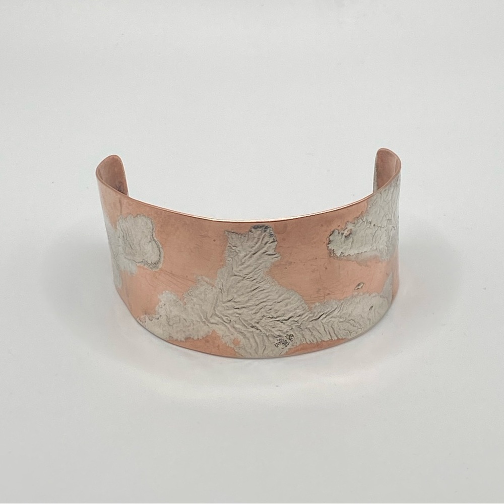 Copper And Silver Cuff. - image 1